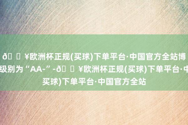 🔥欧洲杯正规(买球)下单平台·中国官方全站博22转债信用级别为“AA-”-🔥欧洲杯正规(买球)下单平台·中国官方全站