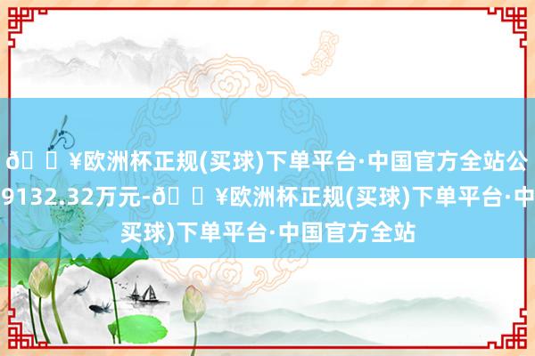 🔥欧洲杯正规(买球)下单平台·中国官方全站公司主营收入9132.32万元-🔥欧洲杯正规(买球)下单平台·中国官方全站