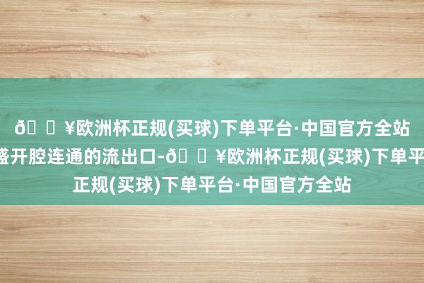 🔥欧洲杯正规(买球)下单平台·中国官方全站盛开组件具有与盛开腔连通的流出口-🔥欧洲杯正规(买球)下单平台·中国官方全站